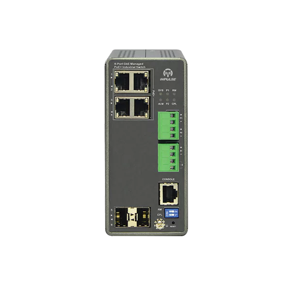Industrial L2 managed GbE PoE Switch
