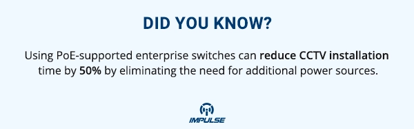 PoE-supported enterprise switches