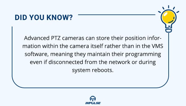 PTZ cameras